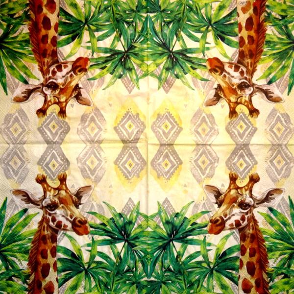 018 Giraffe - 4-ply - Paper Design - Handkerchief